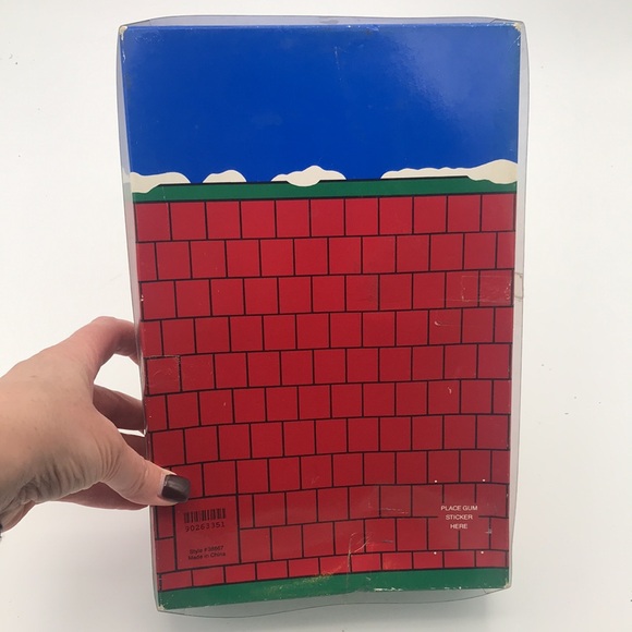 VTG May Stores Animals on Blocks Spelling NOEL Porcelain Ornaments Set/4 #38867 - Picture 6 of 6